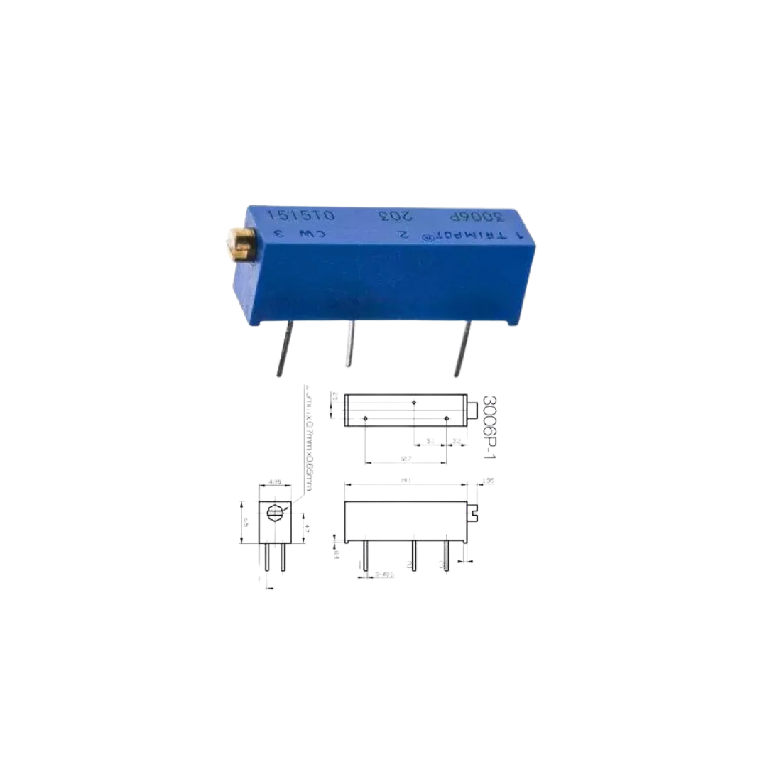 TRIMPOT MULTIVOLTAS 3006P 103 10K 15 VOLTAS — Reparo e Venda | FNF