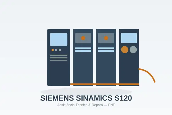 Assistência técnica Sinamics S120 Siemens - módulos de acionamento CNC